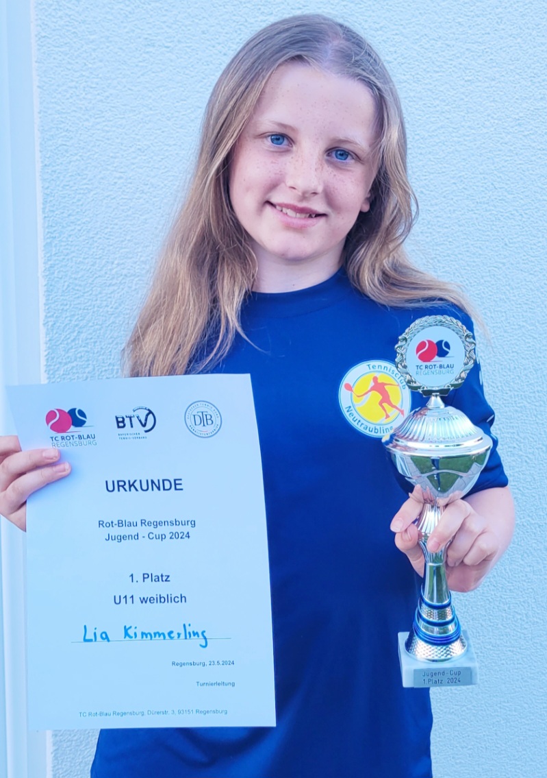 Sieg für Lia Kimmerling beim Jugend-Cup in Regensburg